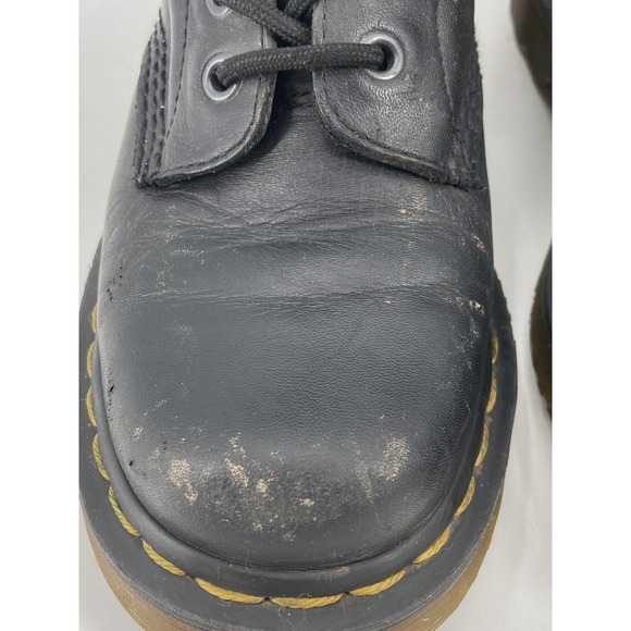 Dr. Martens 939 Black Leather 6-Eye Lace Up Boots-Sz-5M/ Women's-6M - Picture 11 of 15